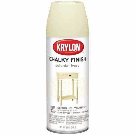KRYLON 12 Oz Colonial Ivory Chalky Finish Finish 4108